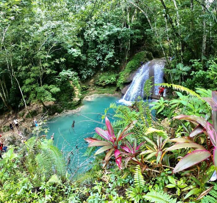 Blue Hole Adventure, Cliff jumping, waterfall Blue Hole Adventure from Montego Bay, Runaway Bay, Trelawny, Ocho Rios - Jamaica