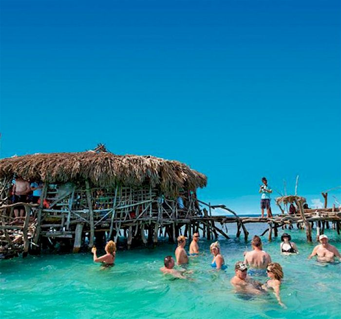 Pelican Bar YSFalls Balck River Ausflug, YS Wasserfälle , Black River, Kombitour 3 in1 Kombo from Montego Bay, Negril, Trelawny, Lucea, Runaway Bay - Jamaica